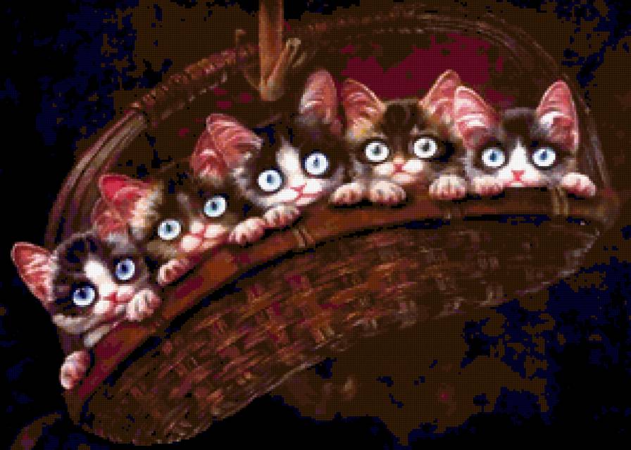 котята - котята корзина - предпросмотр