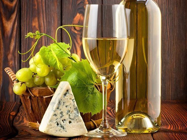 Вино и сыр - натюрморт, еда, бокал - оригинал