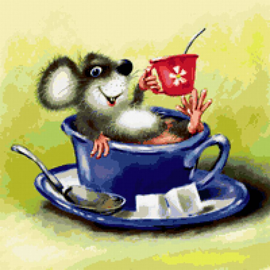 чаепитие - мультик, детям, животные, сказка - предпросмотр