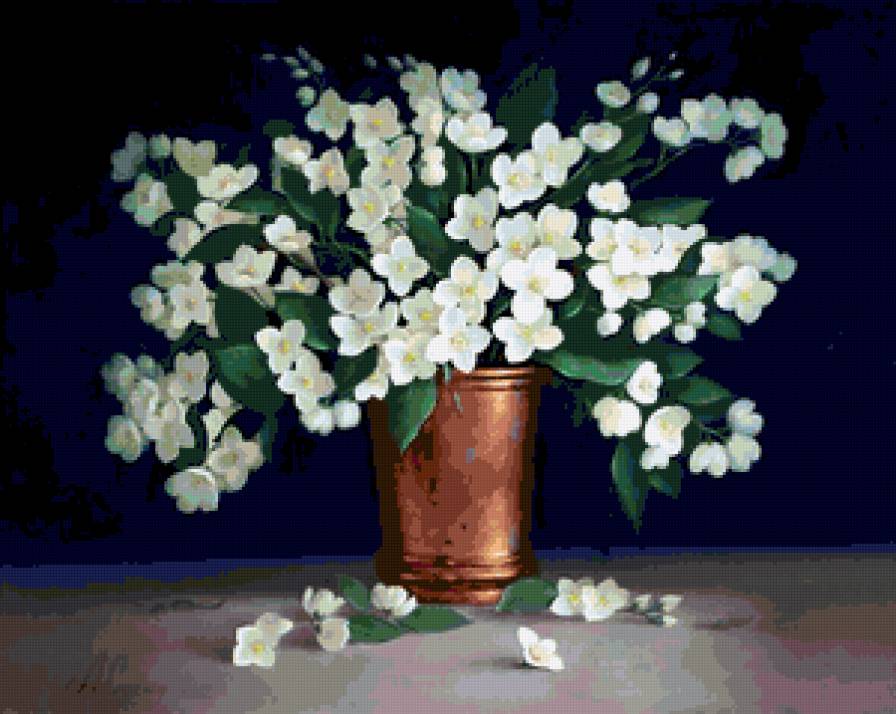 Серия "Букет" - цветы, букет, жасмин - предпросмотр