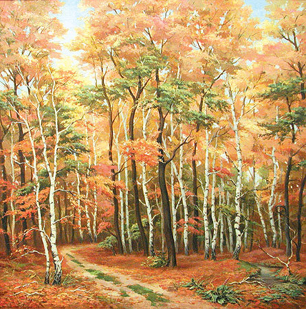 Дм.Спирос.Осень - живопись.пейзаж.осень.природа - оригинал