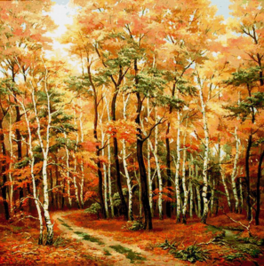 Дм.Спирос.Осень - живопись.пейзаж.осень.природа - предпросмотр