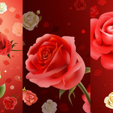 Оригинал схемы вышивки «розы» (№417577)