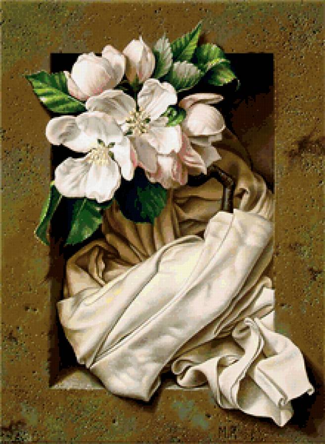 натюрморт с цветами - предпросмотр