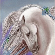 Схема вышивки «Лошадь»