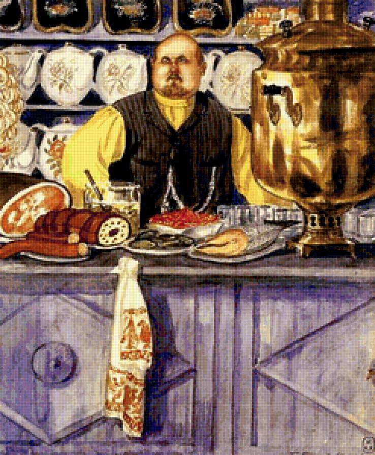 в трактире - по картинам художников - предпросмотр