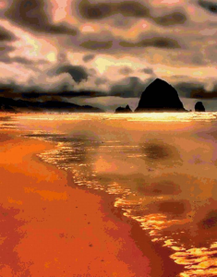 Пустош - природа, пустыня, море - предпросмотр