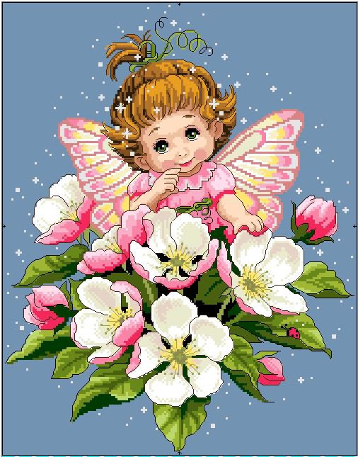 Фея яблоневого цвета - цветы, весна, сказка, фея, яблоневый цвет, феечка, фантазия - оригинал