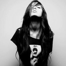 Схема вышивки «Девушка»