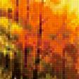 Предпросмотр схемы вышивки «осенний пейзаж» (№418473)