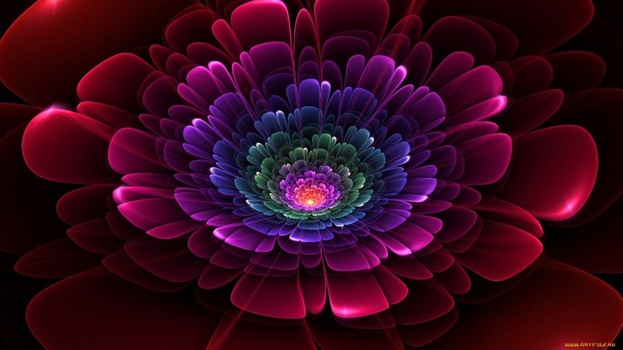 Серия "Фантастические цветы" - цветы - оригинал