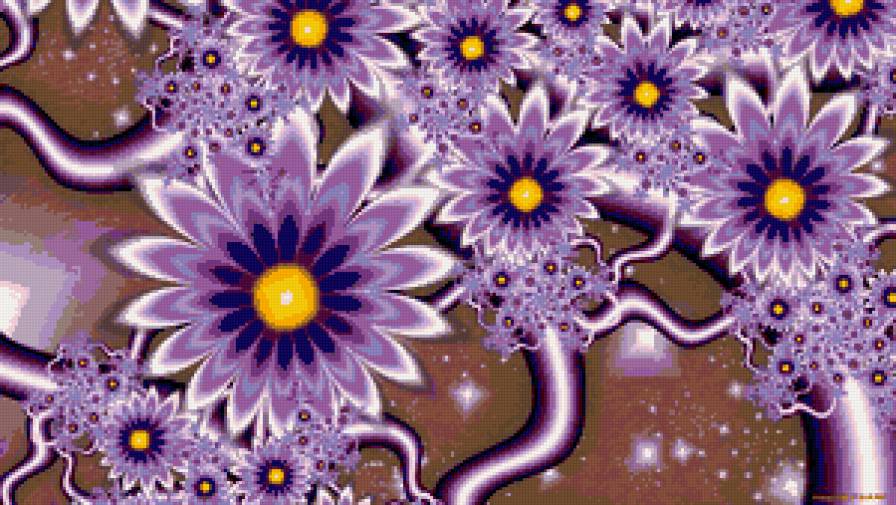 Серия "Фантастические цветы" - цветы - предпросмотр