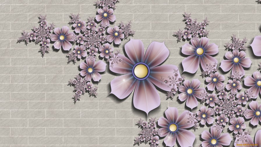 Серия "Фантастические цветы" - цветы - оригинал