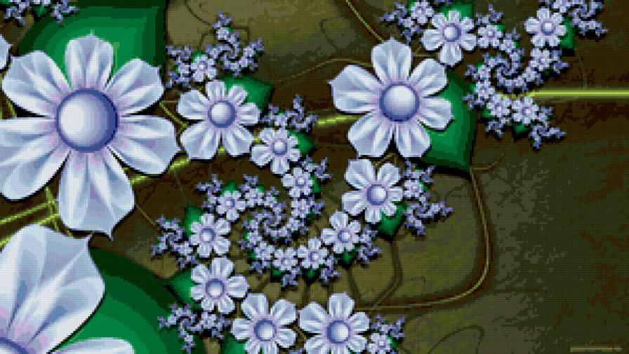 Серия "Фантастические цветы" - цветы - предпросмотр