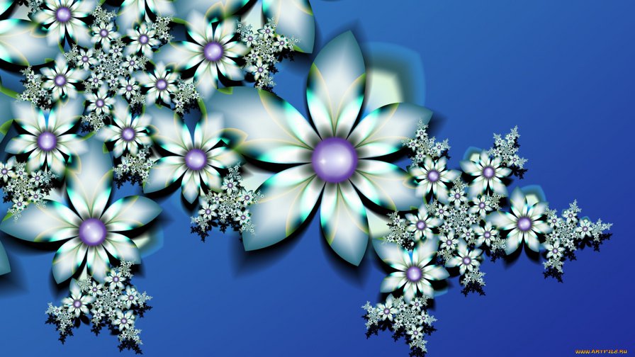 Серия "Фантастические цветы" - цветы - оригинал