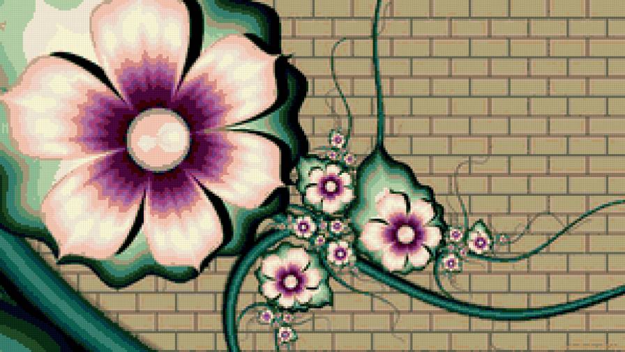 Серия "Фантастические цветы" - цветы - предпросмотр