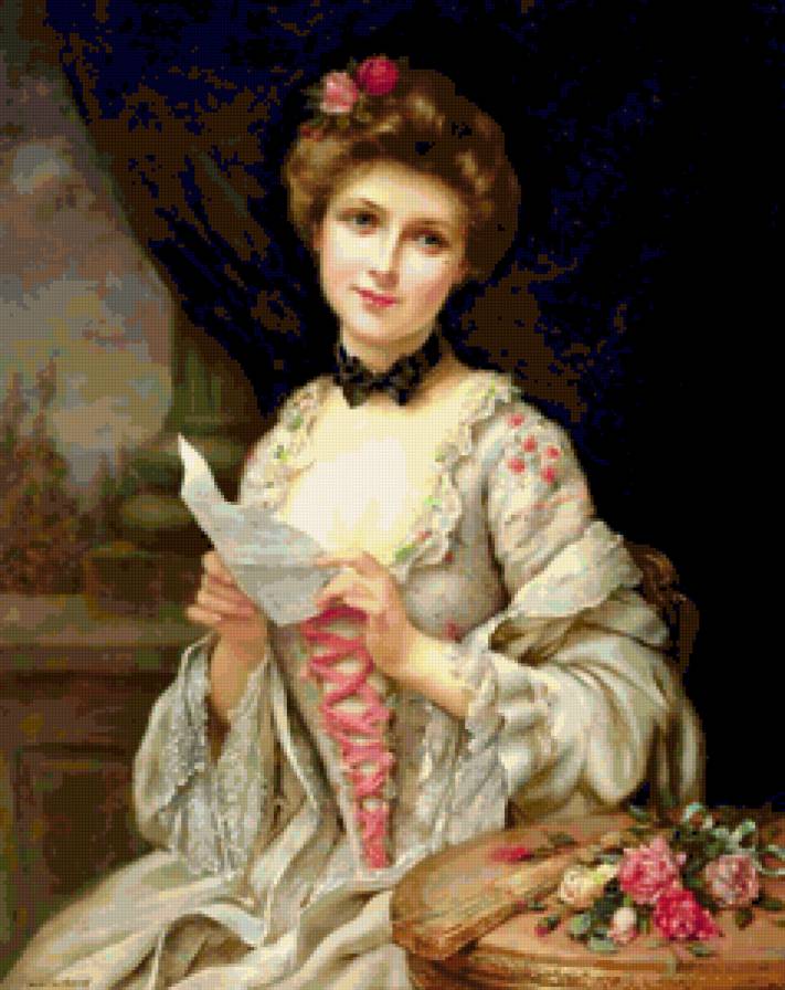 письмо - девушка - предпросмотр