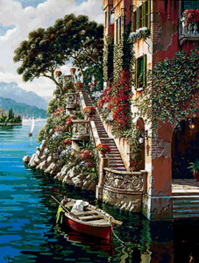 Венецианский дом - венеция, пейзаж, улица, город - предпросмотр