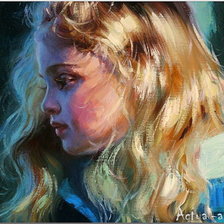 Схема вышивки «маленькая леди»