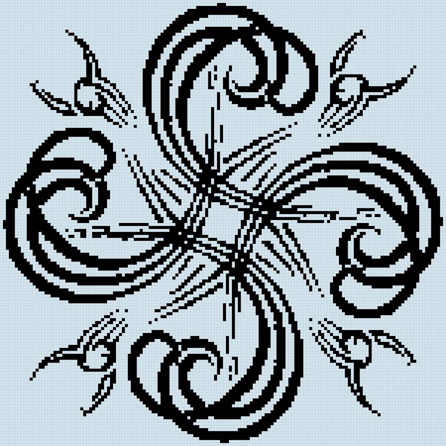 Салфетка - узор, салфетка - предпросмотр