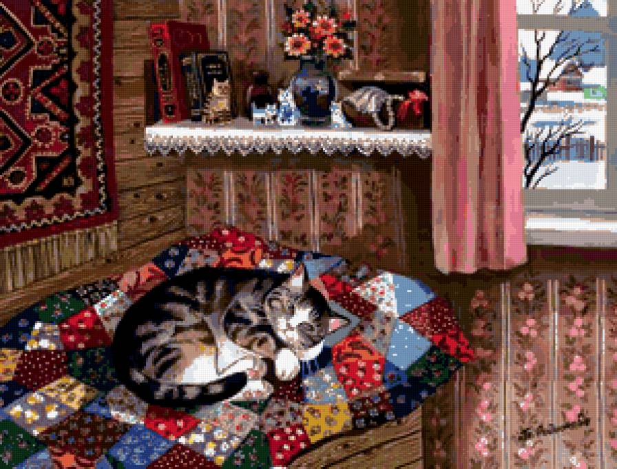 кот Васька - деревенский сюжет - предпросмотр