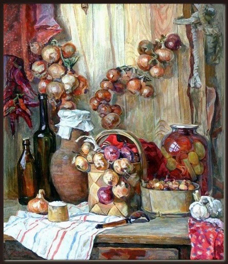 натюрморт - деревенский сюжет - оригинал