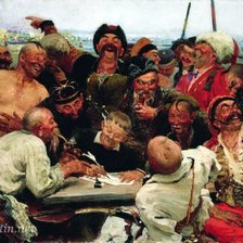 Схема вышивки «запорожцы»