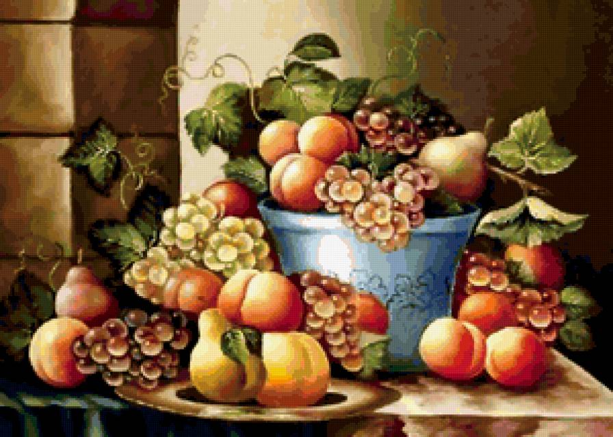 натюрморт с фруктами - предпросмотр