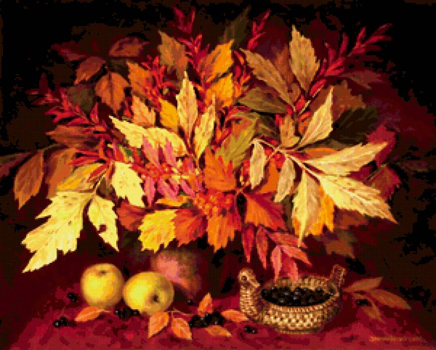 осеннее настроение - натюрморт - предпросмотр