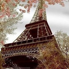 Схема вышивки «Эфелева башня. Париж.»