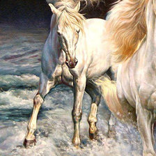 Лошади (левая часть)