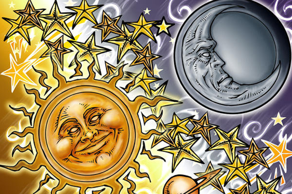 солнце и луна - оригинал