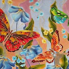 Оригинал схемы вышивки «бабочки» (№420200)