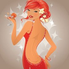 Схема вышивки «рыжая»