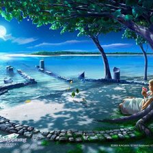 Схема вышивки «Дорога к морю»