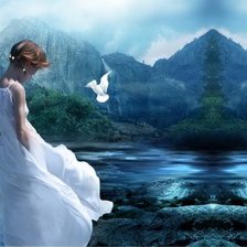 Схема вышивки «у моря»