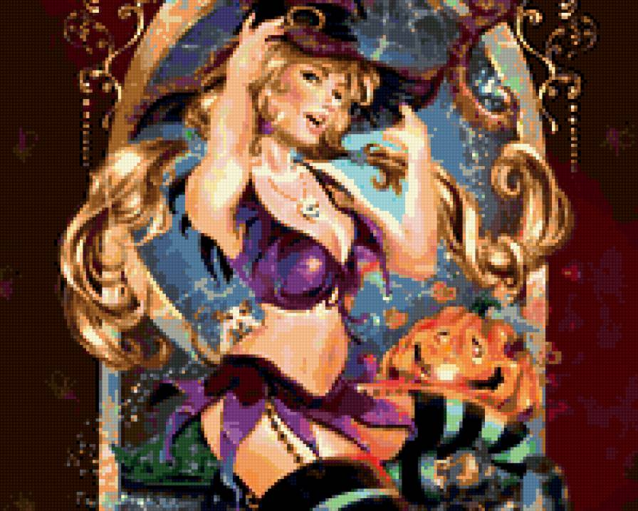 ведьма - девушка, аниме - предпросмотр