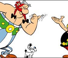 Схема вышивки «Астерикс и обеликс 1»