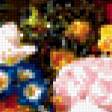Предпросмотр схемы вышивки «Натюрморт с цветами» (№421526)