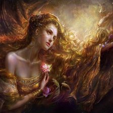 Схема вышивки «девушка»