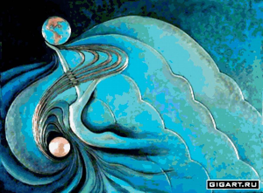 Художник Rassouli - живопись, космос, фэнтези - предпросмотр