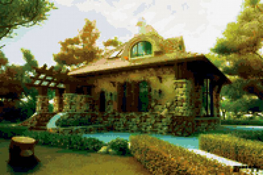 Сказочный домик - домик - предпросмотр