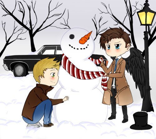 Дин и Кас - сверхъестественное - оригинал