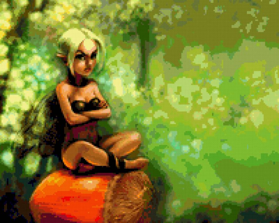 4 - девушка, фея, фэнтези - предпросмотр