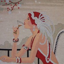 Схема вышивки «леди утро»