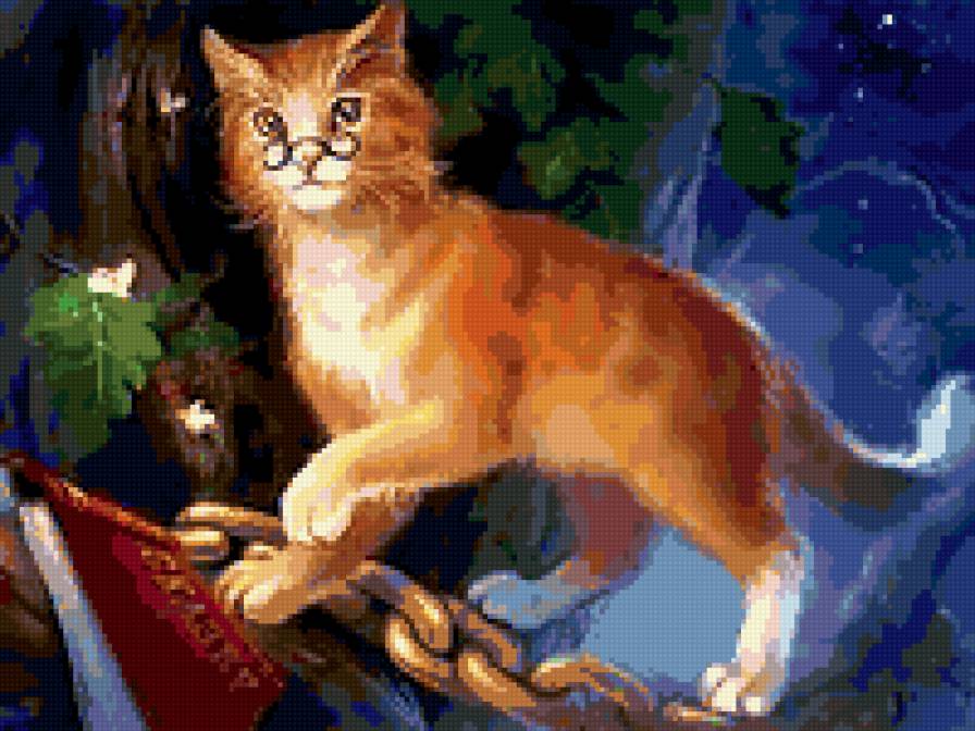 кот ученый - фэнтези, кот - предпросмотр