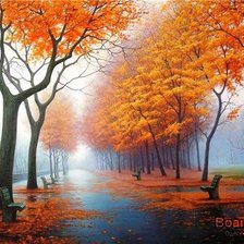 Схема вышивки «Осень»