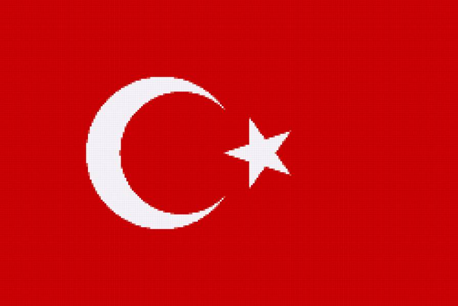 Флаг Турции - предпросмотр