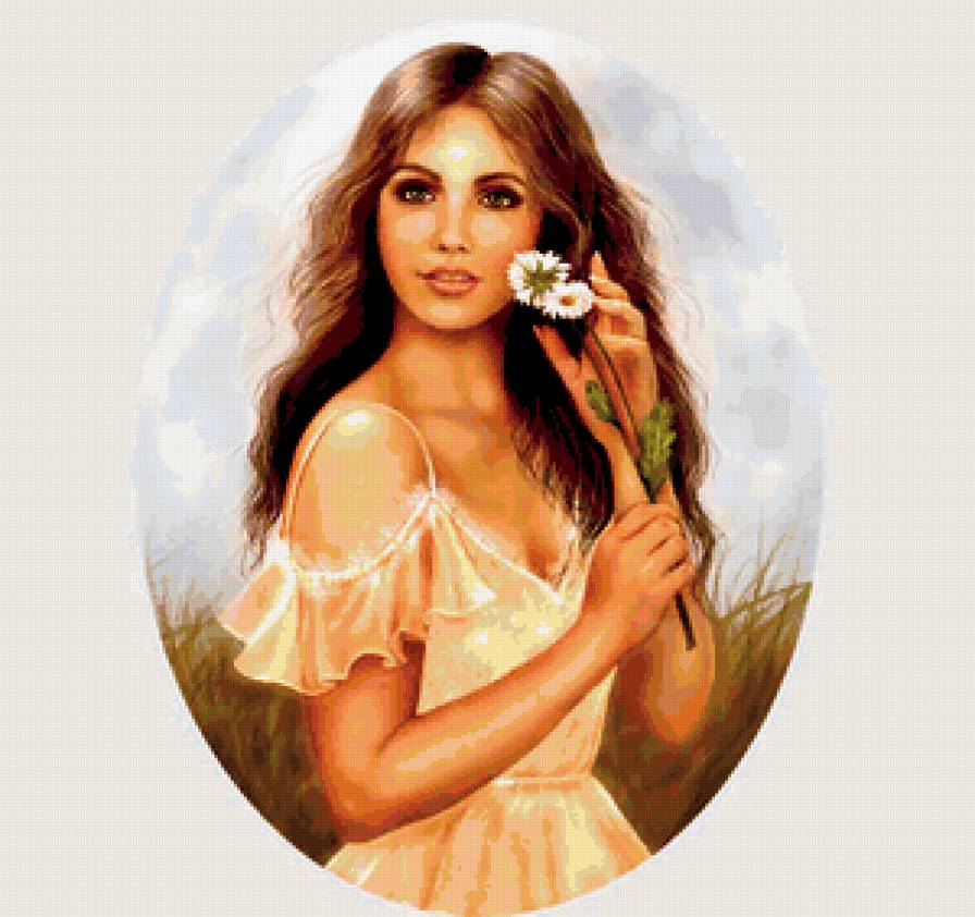 №423621 - девушка, живопись, люди, поротрет - предпросмотр