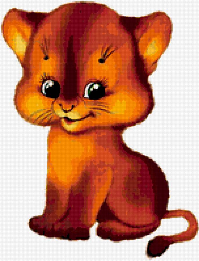 львенок-котенок - для детей, коты, детям, кошки, львенок, котенок, хищники - предпросмотр